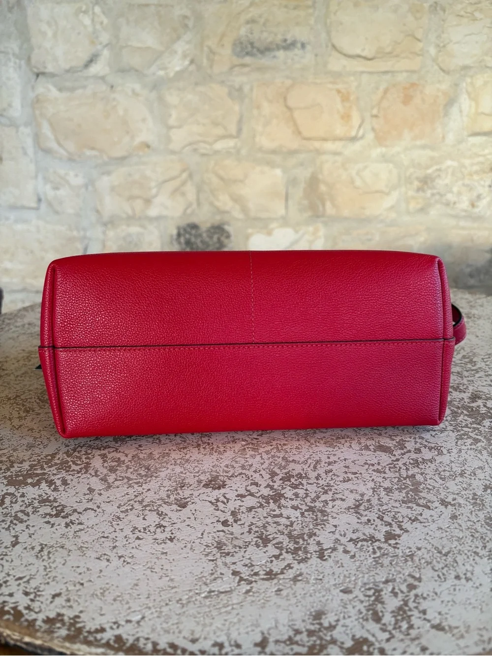kate spade Red Pebbled Leather Shoulder Bag